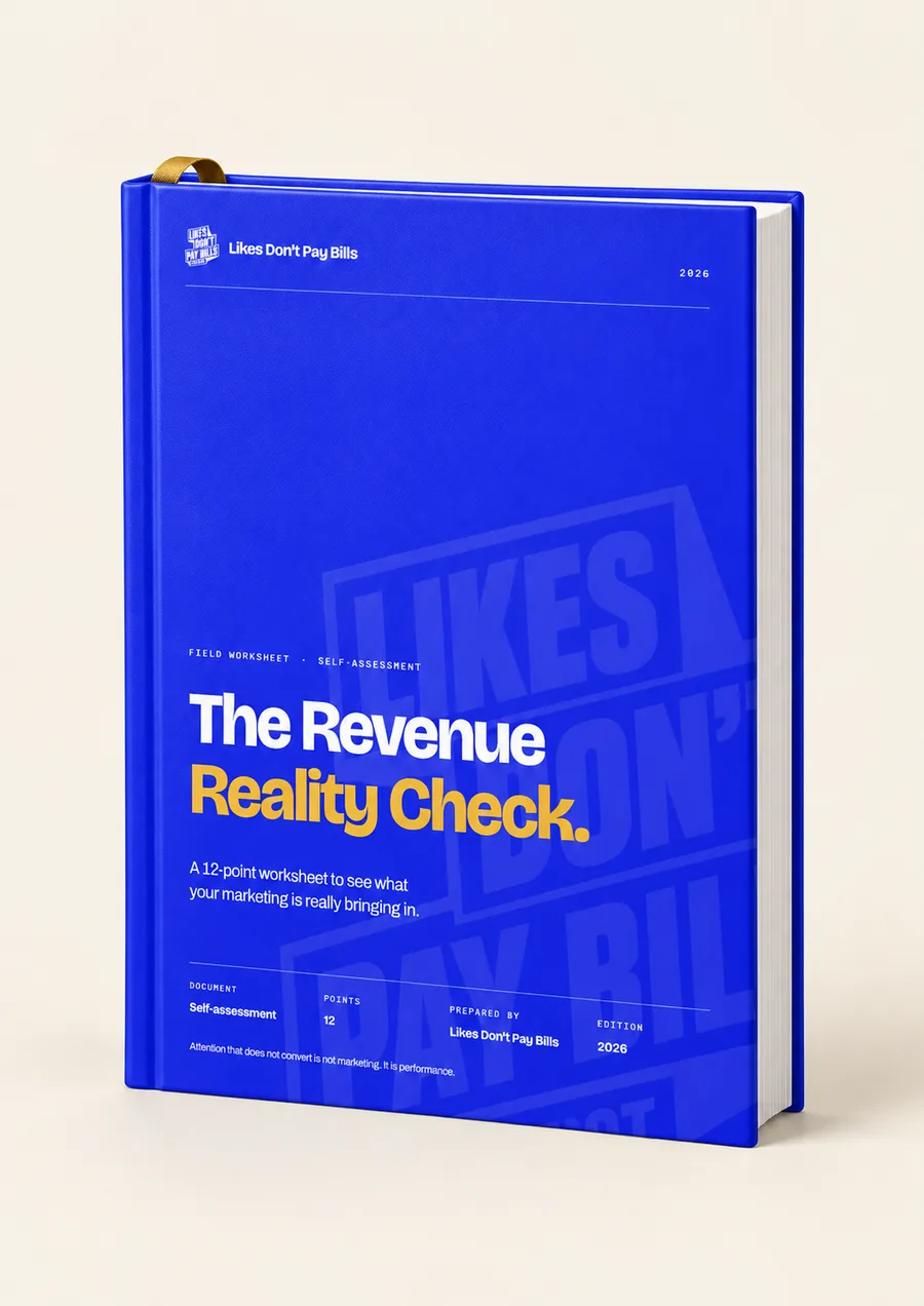 Cover of The Revenue Reality Check worksheet